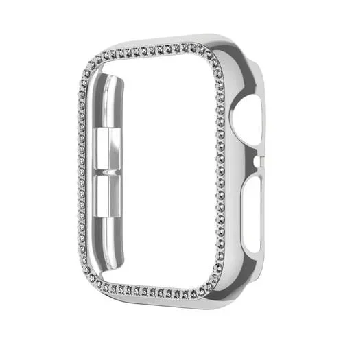 Caja de Reloj PC para Apple Watch Series 3/2/1 38mm (Plateado)