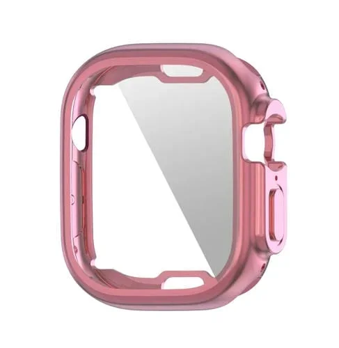 Caja de Reloj TPU Pet Film para Apple Watch Ultra (Rosa)
