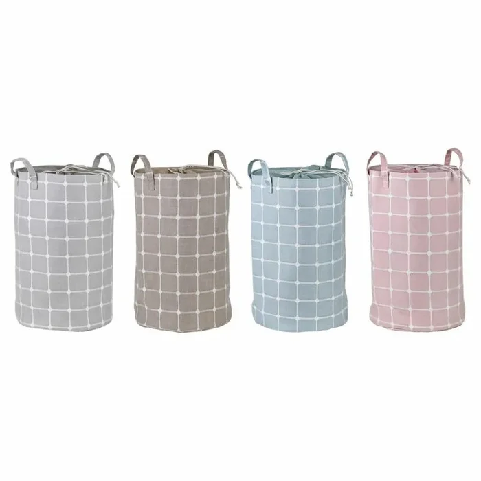 Caja decorativa dkd home decor 35 x 35 x 55 cm poliéster goma eva (4 piezas)