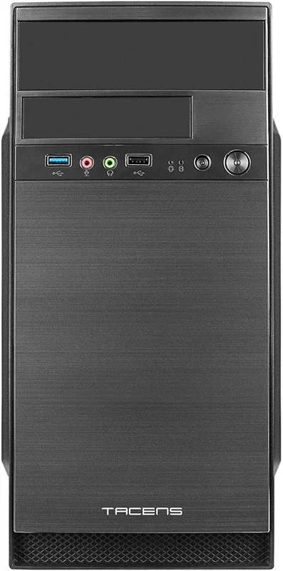 Caja Microatx Tacens Anima Ac4500 Usb3.0 Usb2.0 Full Black Ssd Con Fuente De Alimentacion De 500w (cash30; Caja De Carton Deteriorada)