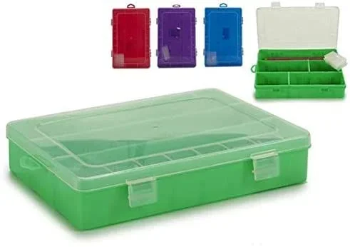 Caja organizador cierre 21x12x3 – 4col