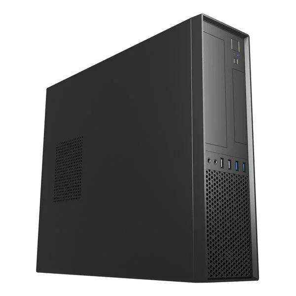 Caja slim micro atx unyka slim uk 3001 black posicion horizontal o vertical admite fuente tfx sin fuente de alimentacion