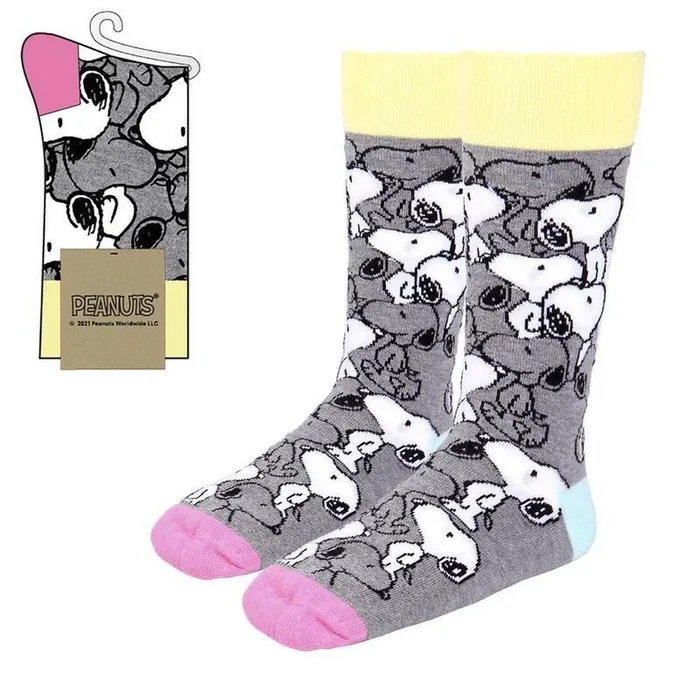 Calcetines peanuts snoopy gris