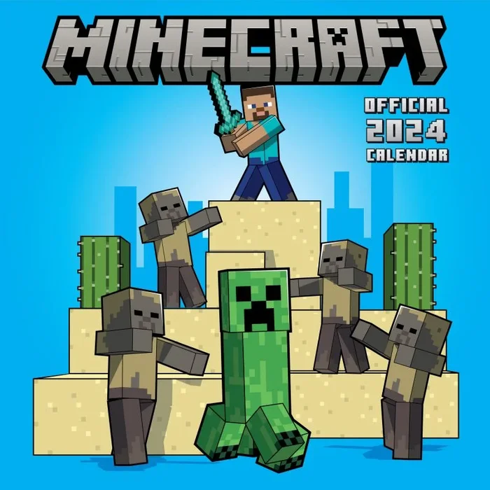 Calendario 2024 30×30 minecraft