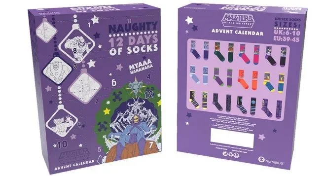 Calendario de adviento he-man calcetines naughty