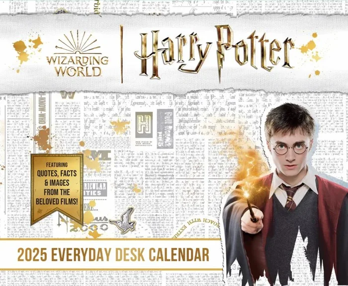 Calendario de escritorio dia pagina 2025 harry potter