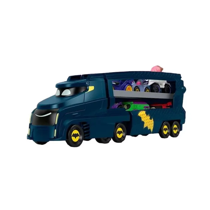 Camión portavehículos mattel batwheels big big bam