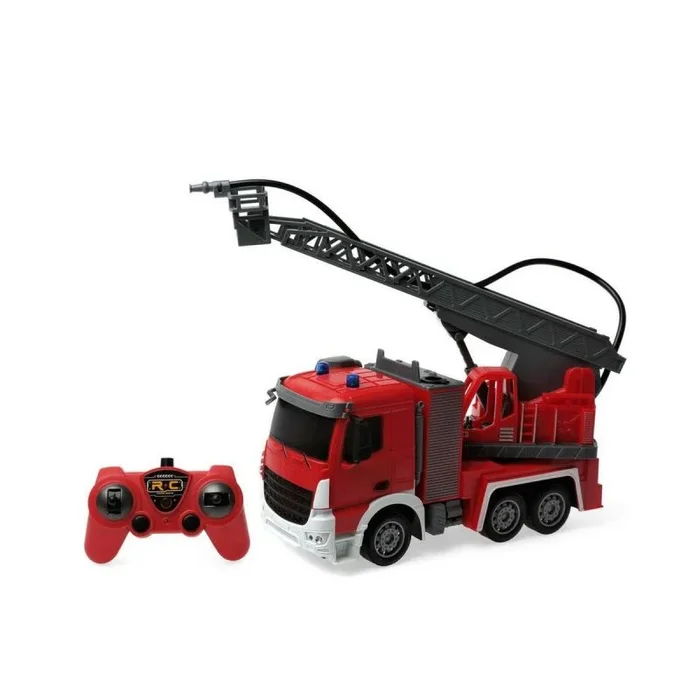 Camión Retroexcavadora Fire Engine 1:24