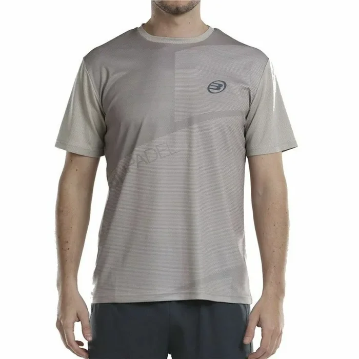 Camiseta de Manga Corta Hombre Bullpadel Afile Gris S