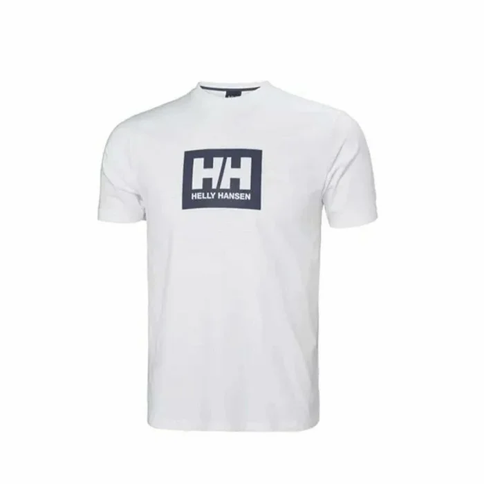 Camiseta de Manga Corta Hombre HH BOX T Helly Hansen 53285 003 Blanco XL