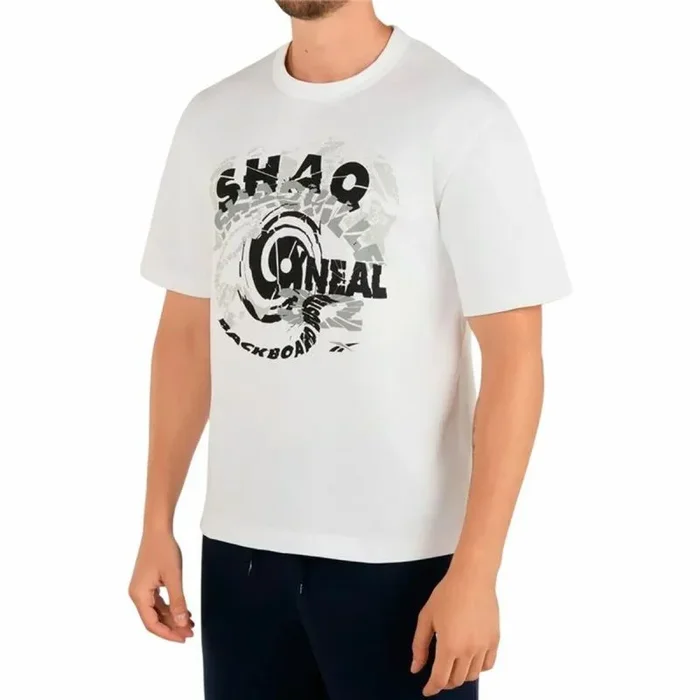 Camiseta de manga corta hombre reebok gs hs shaq spiral te blanco xxl