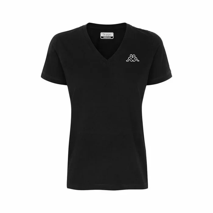 Camiseta de Manga Corta Mujer Kappa Cabou Negro XS