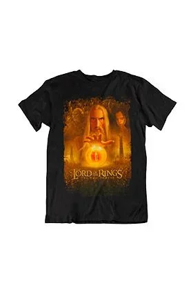 Camiseta las dos torres poster unisex talla l el señor de los anillos
