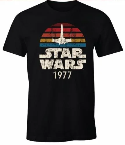 Camiseta star wars 1977 negro t.s