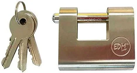CANDADO LATON REFORZADO DE SEGURIDAD 50,5X48,5X20MM BLISTER
