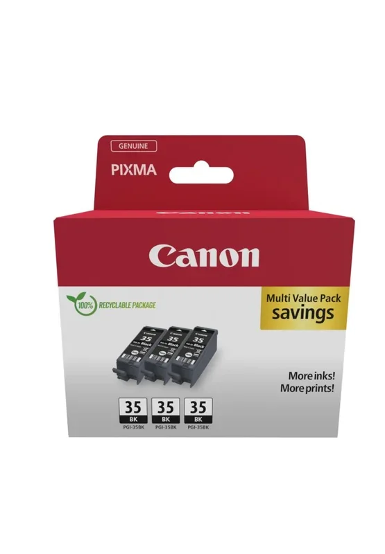 Canon 1509B028 cartucho de tinta 3 pieza(s) Original Negro