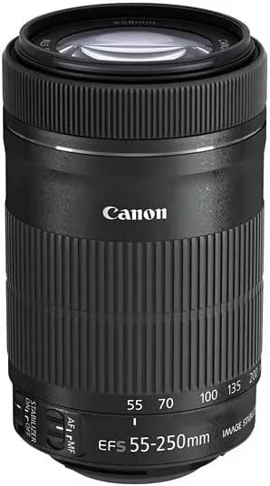 Canon EF-S 55-250mm f/4-5.6 IS STM SLR Teleobjetivo Negro