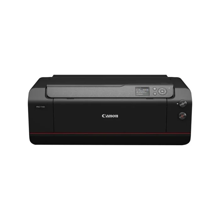 Canon ImagePROGRAF PRO-1100 Impresora Fotográfica Profesional, Sistema de Inyección de Tinta, WiFi, 12 Cartuchos de Tinta, hasta A2, Optimizador de Color, Impresión de Alta Velocidad, Negro