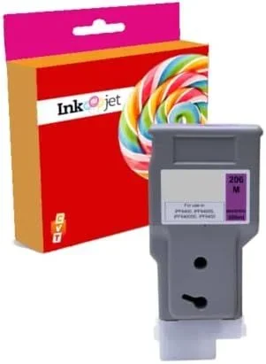 Canon pfi206 magenta cartucho de tinta pigmentada generico – pfi206m/5305b001