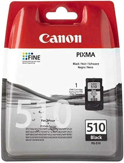 Canon PG-510 BL w/Sec cartucho de tinta 1 pieza(s) Original Negro