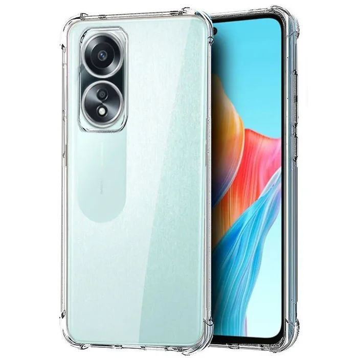 Carcasa Cool para OPPO A58 4G AntiShock Silicona Transparente