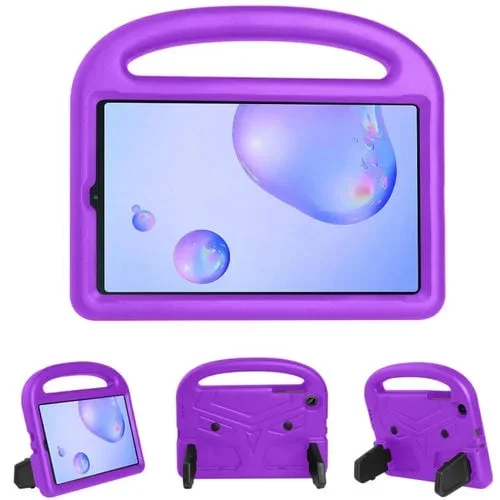 Carcasa Protectora para Galaxy Tab A 8.4 (2020) Eva Anticaída Estilo Gorrión con Soporte (Púrpura)