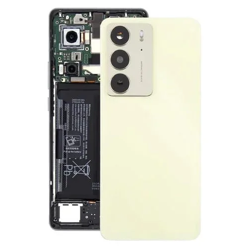 Carcasa Trasera con protector de Cámara Realme C75 4G (Amarilla)