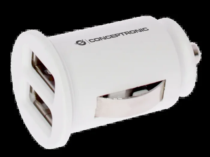 Cargador 2X USB POWER2GO Coche Blanco