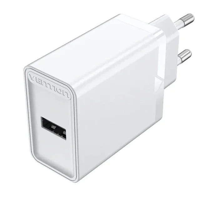 Cargador de pared Vention FAAW0-EU 12W 1 puerto USB blanco