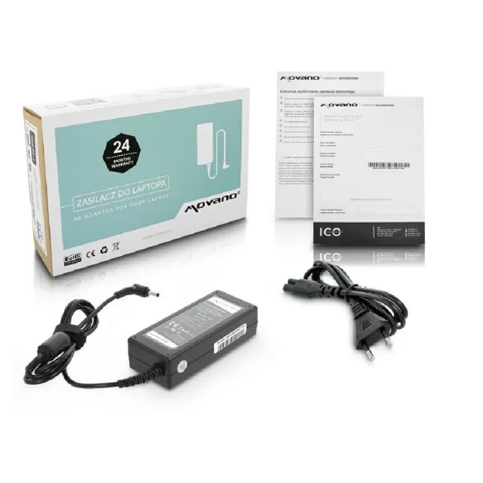 Cargador para portátil lenovo 65w 20v 3.25a 4.0 mm x 1.7 mm movano