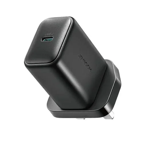 Cargador rápido Joyroom Jr-Tcf23 con puerto USB-C / Type-C 25 W (Negro) Enchufe Reino Unido