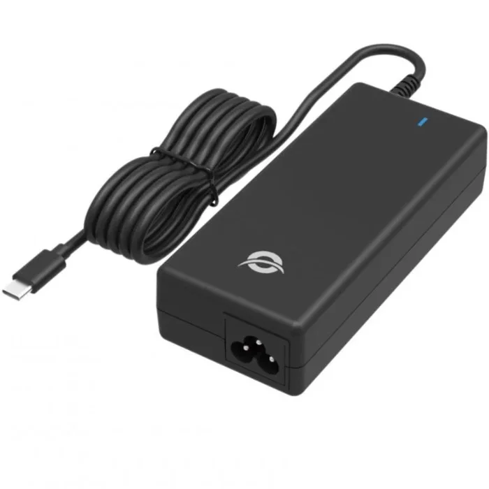Cargador universal de portatil conceptronic 100w gan usb-c pd 3.0