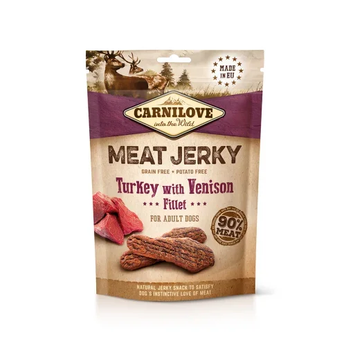 Carnilove jerky turkey with venison fillet 100g