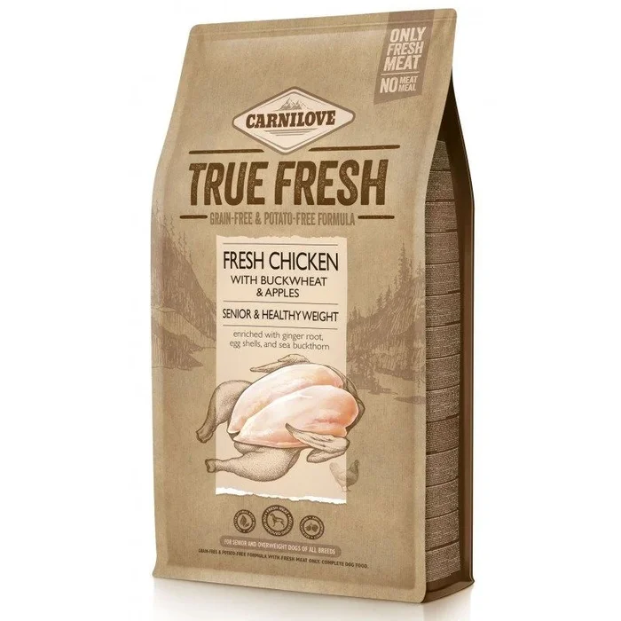Carnilove true fresh dog senior chicken – alimento seco para perros – 11.4 kg