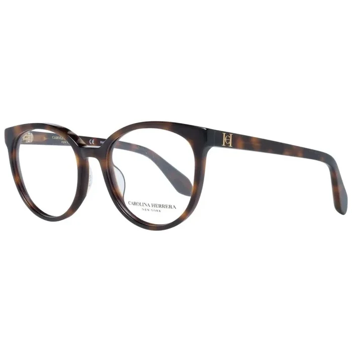 CAROLINA HERRERA Vhn603m-5201ay Montura de Gafas Mujer, Negro, 52/18/135