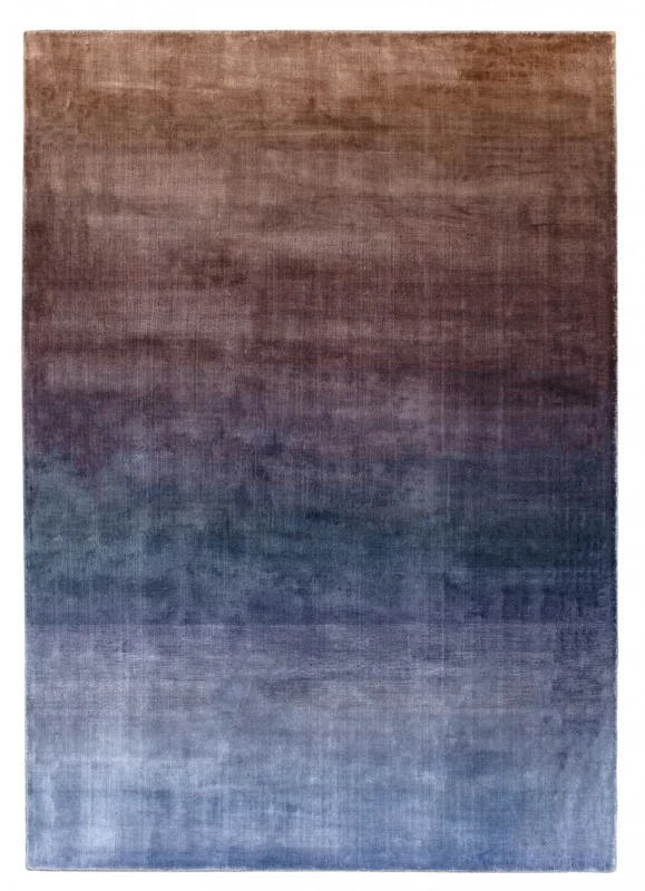 Carpet Decor Handmade Interior Alfombra Rectángulo Tencel Cobre