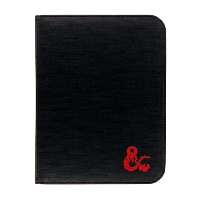 Carpeta con cremallera ultra pro 9 bolsillos negro