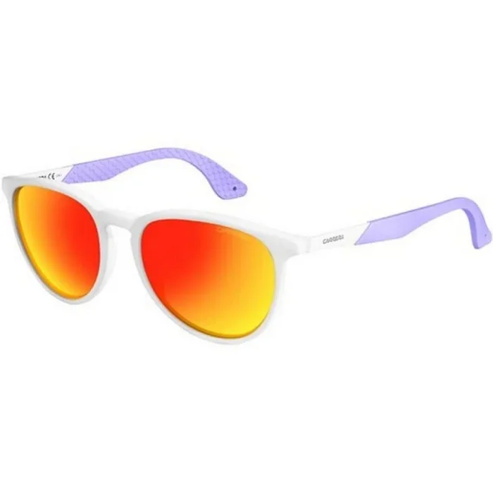 Carrera – Gafas de sol Redondas 5019/S, color WHT LILAC, talla 54 mm