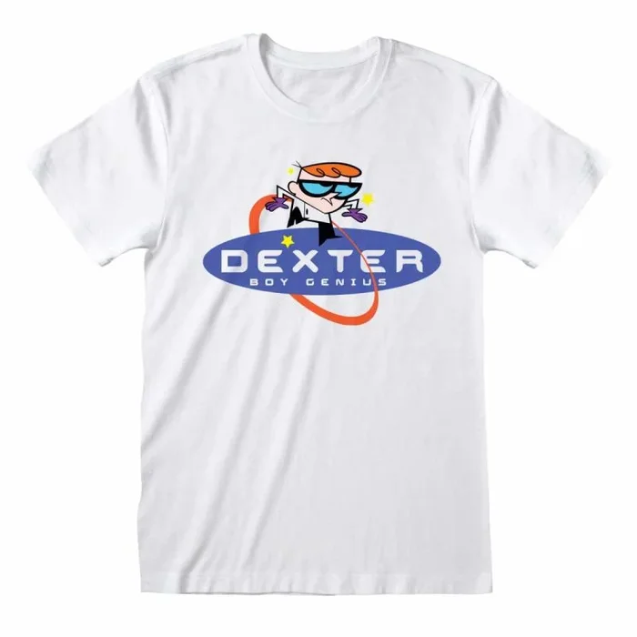 Cartoon network – boy genius (unisex white t-shirt) medium