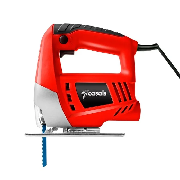 Casals SA400 – Sierra caladora de 400W, 3000 rpm, cortes a inglete hasta 45 grados, corta todo tipo de materiales. Potente, resistente, ligera, agarre soft-touch