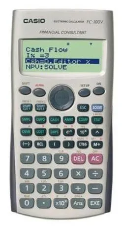 Casio calculadora científica pilas programable 4 líneas lcd 10+2 y 15 dígitos