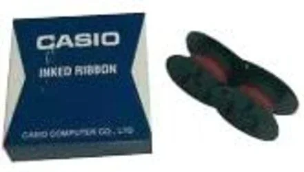 Casio cinta impresión de nailon 6m x 13mm negro/rojo