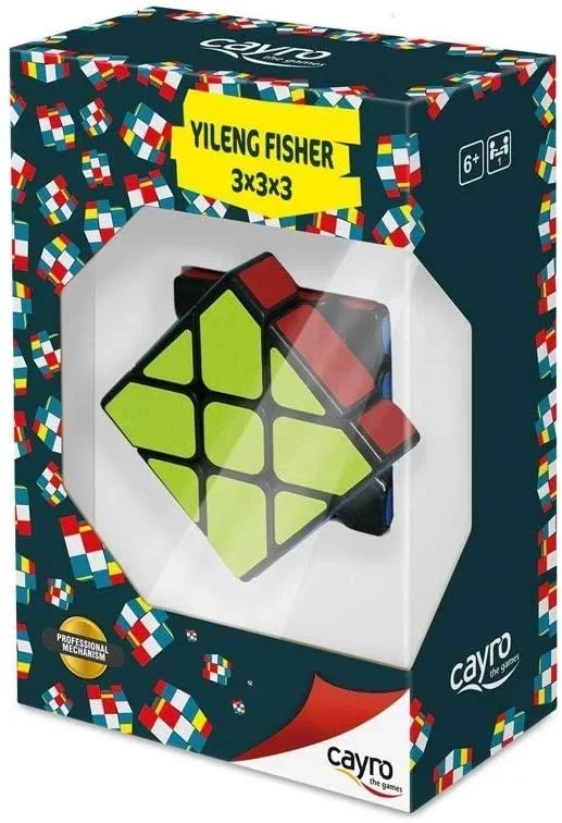 Cayro-YJ8320 Cubo Mágico Imposible 3 Caras Axis, Multicolor (YJ8320)