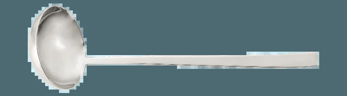 CAZO SOPA CAPRI – Cazo sopa de 275 mm. Cubertería de líneas rectas, con suaves curvaturas en el mango. Diseño actual y novedoso – Monoblock de una pieza en acero inoxidable 18/10.