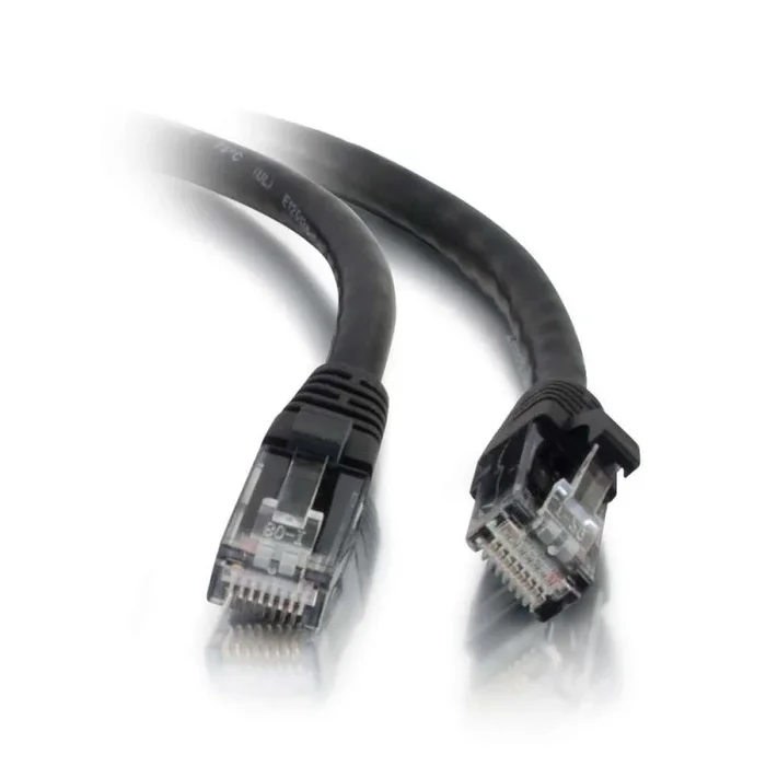 Cbl/2m mlded/btd black cat5e pvc utp pa