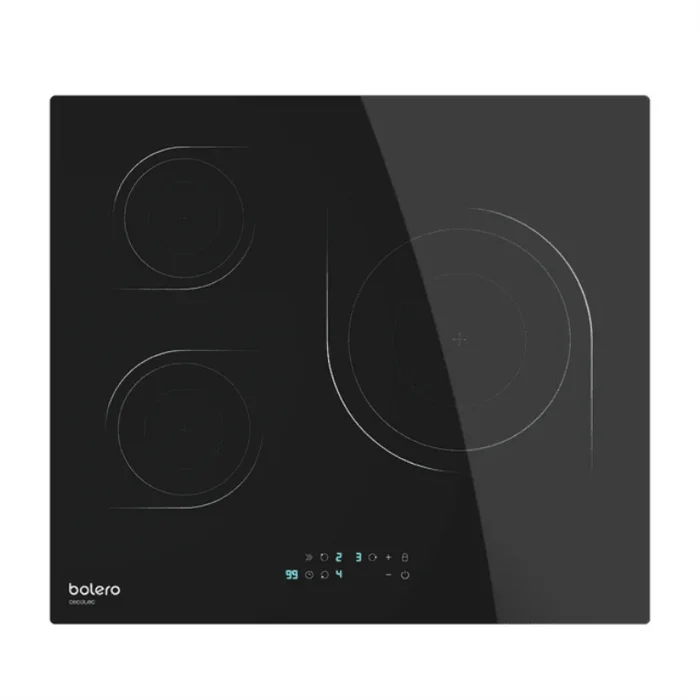 Cecotec 02502 hobs Negro Integrado 59 cm Con placa de inducción 3 zona(s)