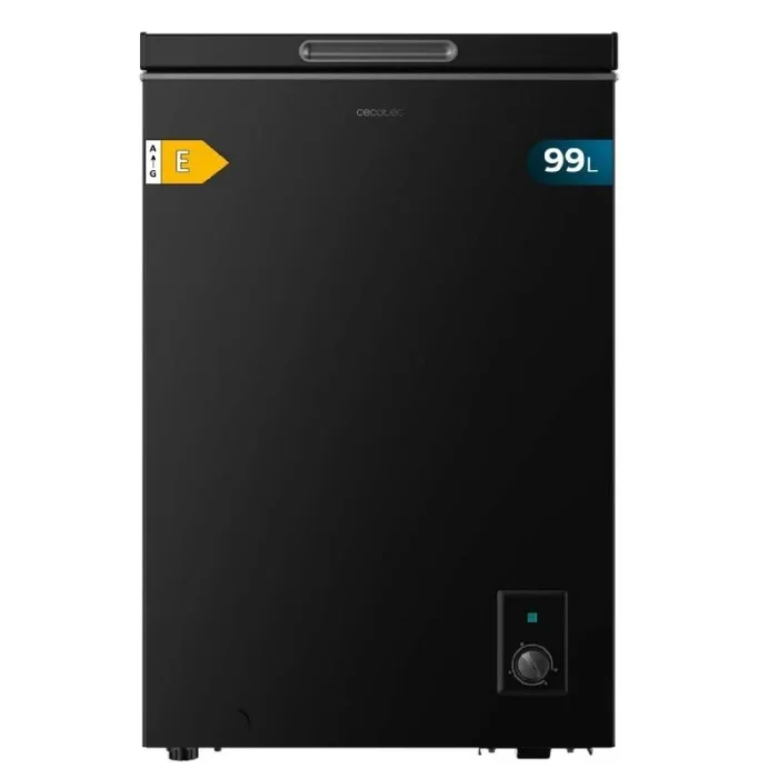 Cecotec Congelador Horizontal De 99 L Bolero Coolmarket Chest 99 Black E. Acabado En Negro, 83,5 cm De Alto, Conversible A Frigorífico Y Modo Fast Freezing