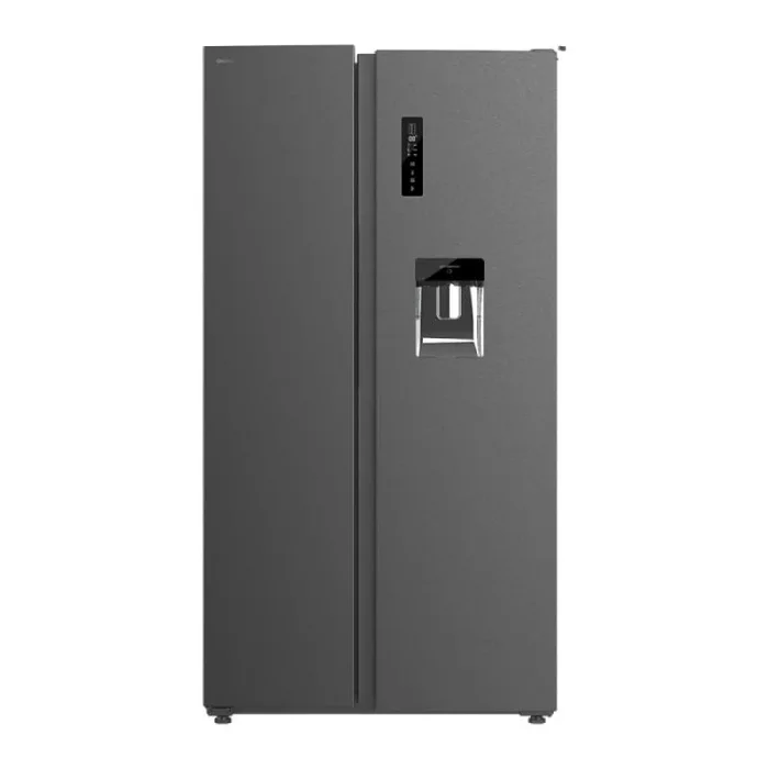 Cecotec Frigorífico Americano de 559 Litros Bolero CoolMarket SBS 562 Dark D. 177 cm de Alto y 90 cm Ancho, Clase D, Sistema Multi Air Flow, Total No frost, Motor Inverter Plus