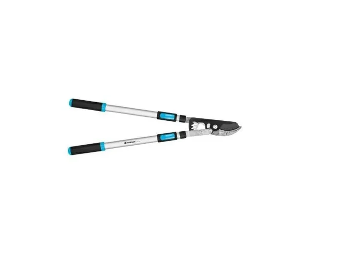 Cellfast Tijeras de podar de Yunque, Ideales para Cortar Ramas y Plantas Frescas, Mangos Ligeros de Aluminio con Alta Resistencia, 40-412, Color Negro y Azul