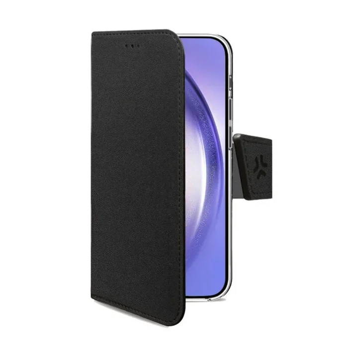 Celly WALLY1064 funda para teléfono móvil 16,8 cm (6.6″) Funda cartera Negro